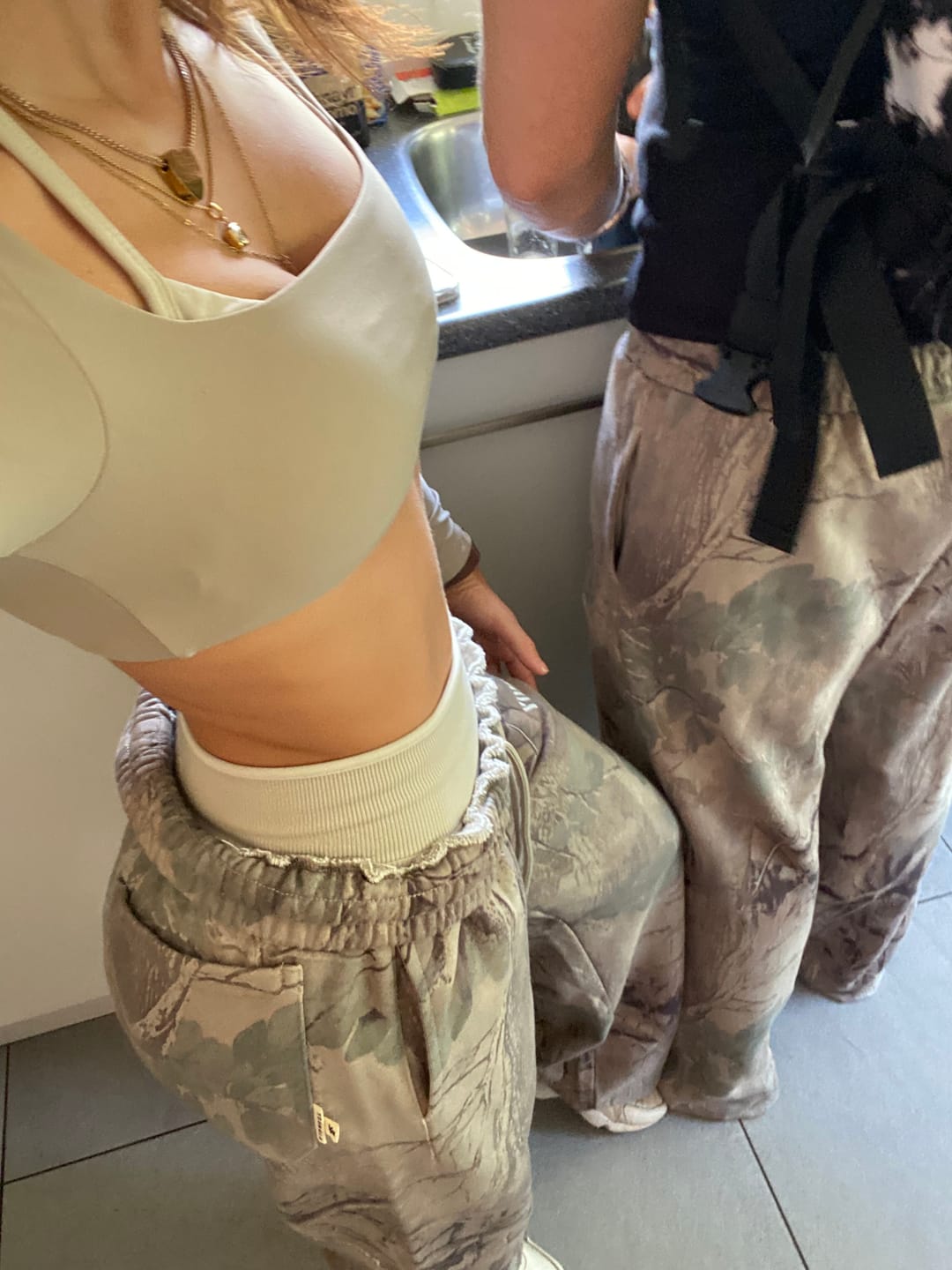 Customer photo review of 2094 - Tree Camo Collection - No Cuff Sweats