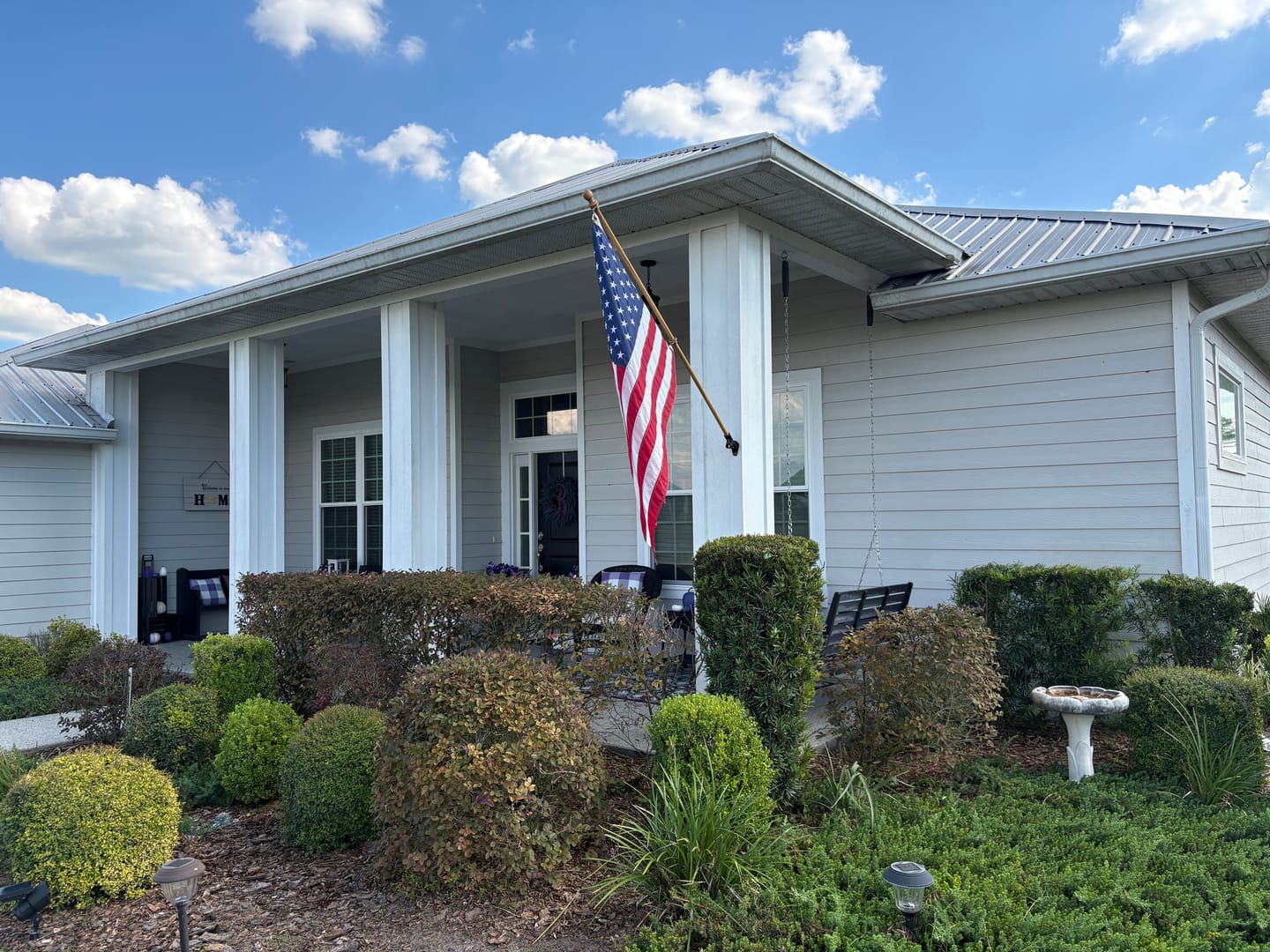 Customer photo review of 3' x 5' American Flag Set