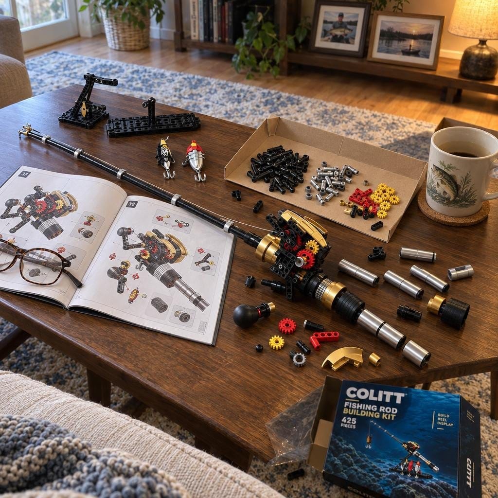Customer photo review of Fishing Rod Building Block set