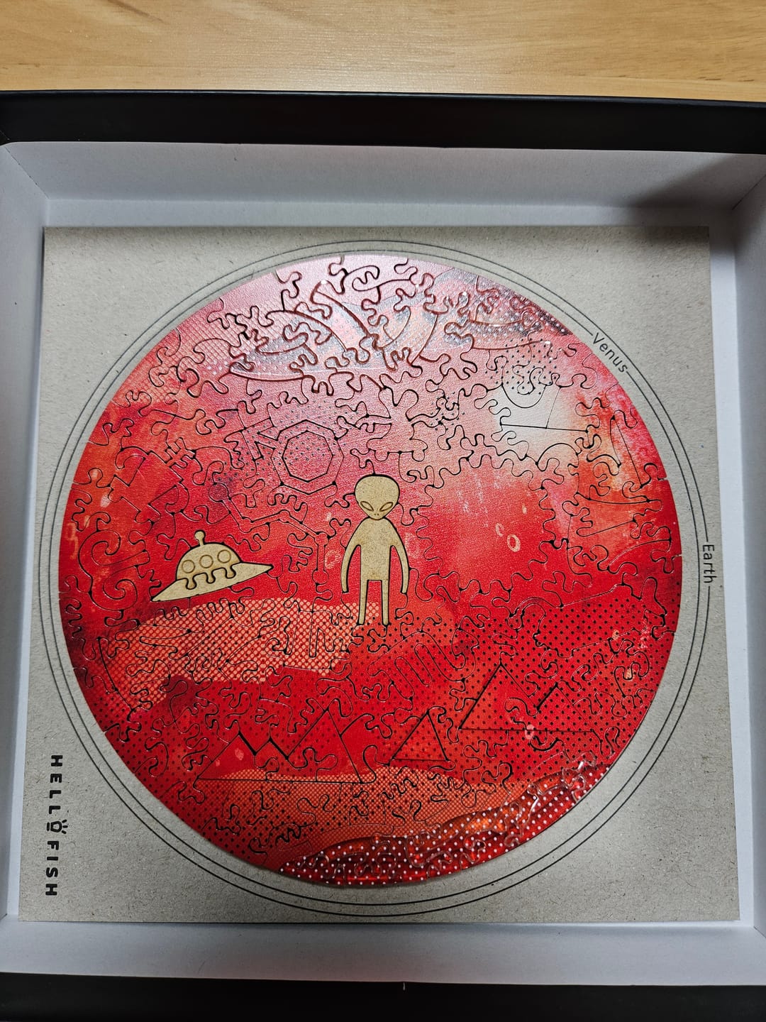 Customer photo review of 宇宙の破片 MARS 火星と専用フレームセット
