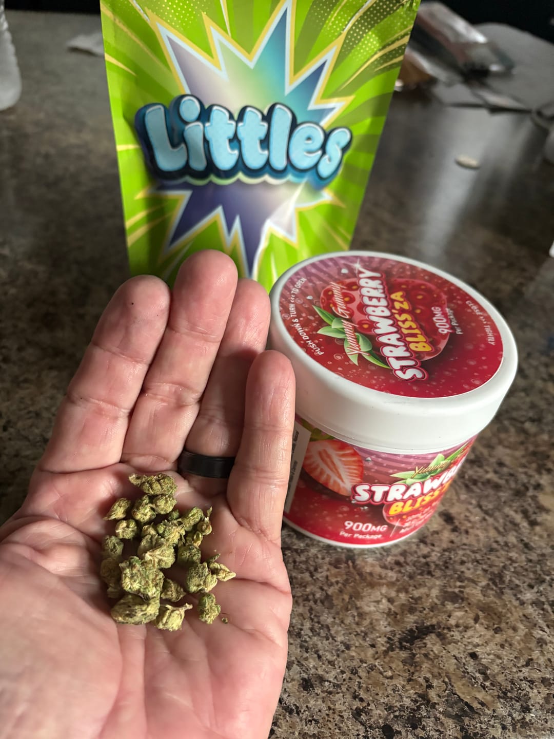 Customer photo review of LITTLES BRAND - Blueberry Zkittles - Littles - 28 Grams - Indica
