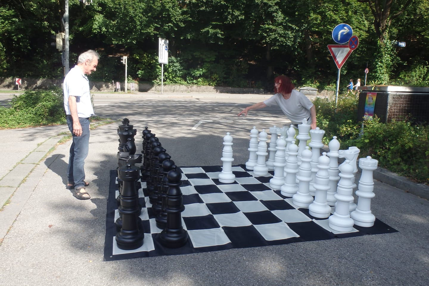 Customer photo review of Einzelne Schachfiguren XXL - bis 64 cm
