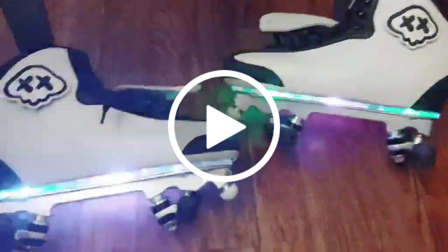 Customer video review of Spin Roller Skates