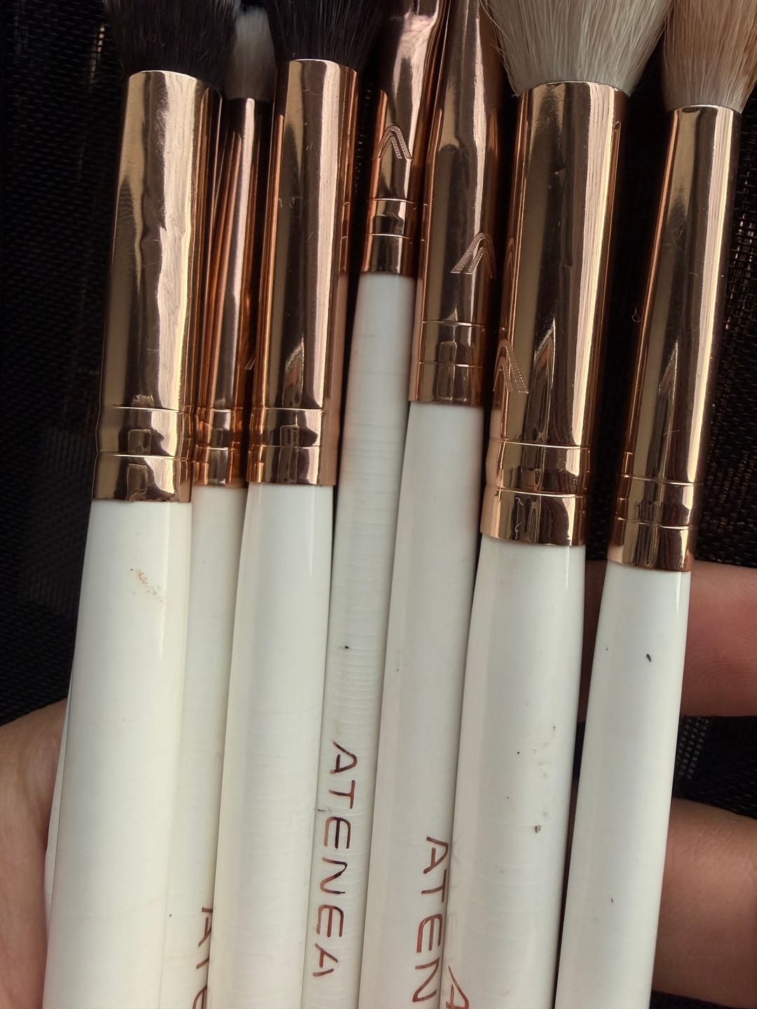 Customer photo review of KIT DE BROCHAS FLAWLESS WHITE X 28