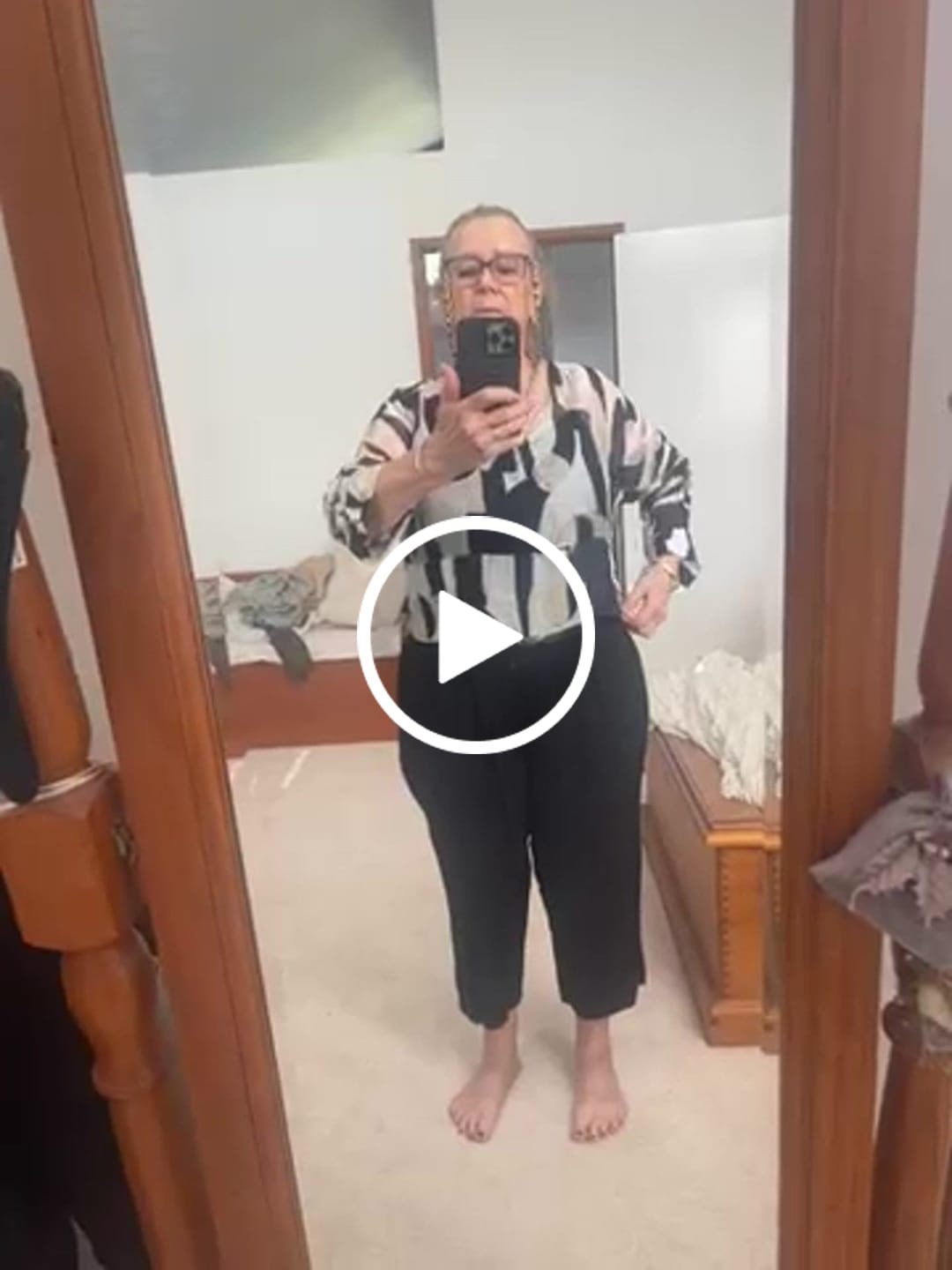 Customer video review of Juniper Silk Top in Onyx