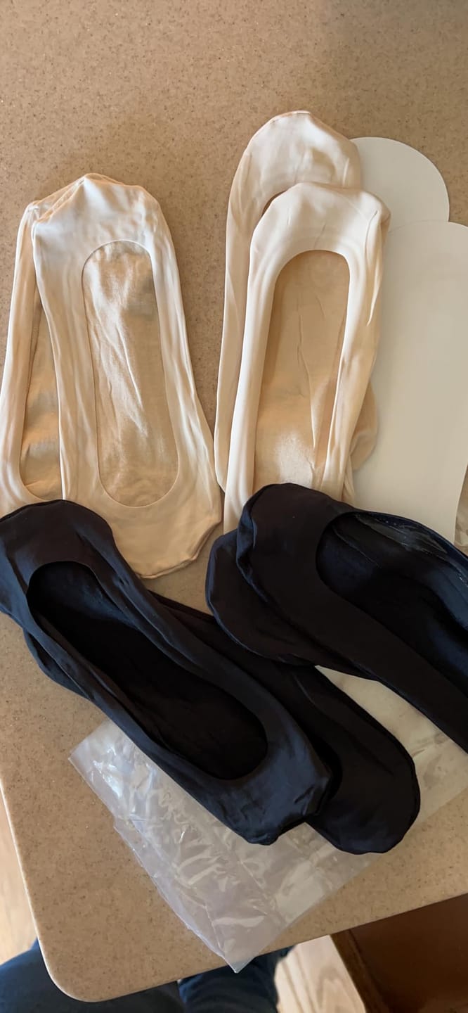 Customer photo review of Invisible Socks – Ultra-Light, Breathable & No-Slip Comfort (Bundle Packs)