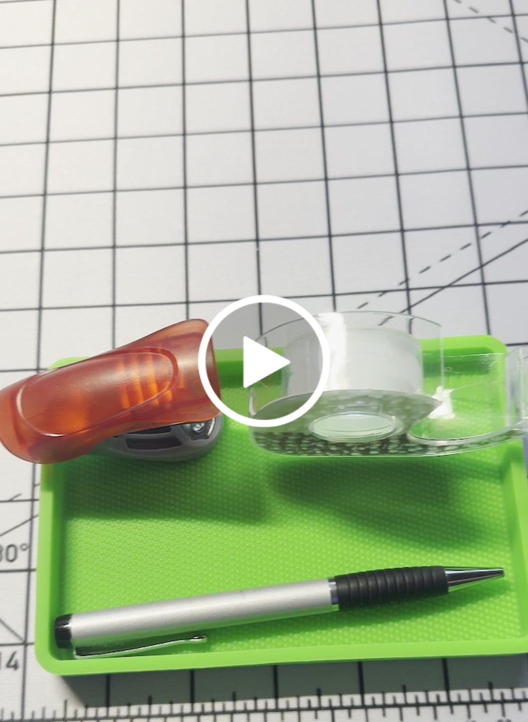 Customer video review of CountyComm Parts Tray - Non Slip, Zombie Green