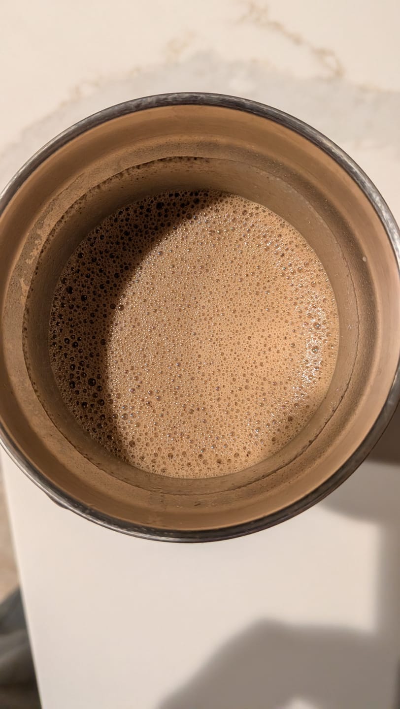 Customer photo review of Organic High Flavanol Cocoa Powder | Purple Cacao Powder | 25% Fat
