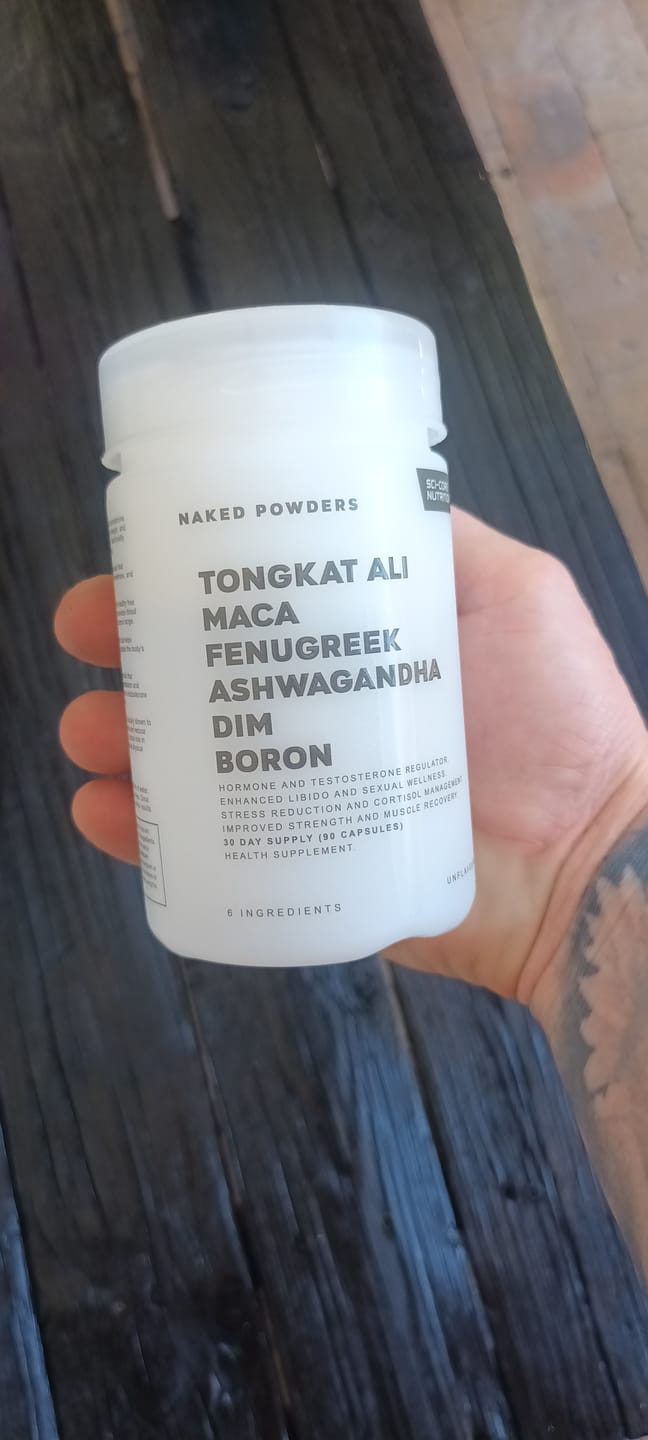 Customer photo review of Tongkat Ali, Maca, Fenugreek, Ashwagandha, DIM, Boron - 90 caps | 30 day supply (new)