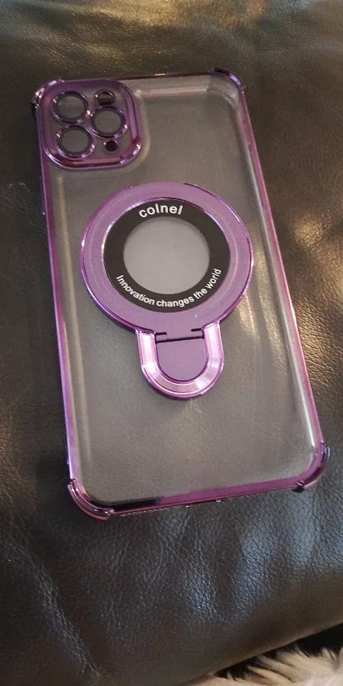 Customer photo review of Coque iPhone anti-chute à anneau invisible Airluma