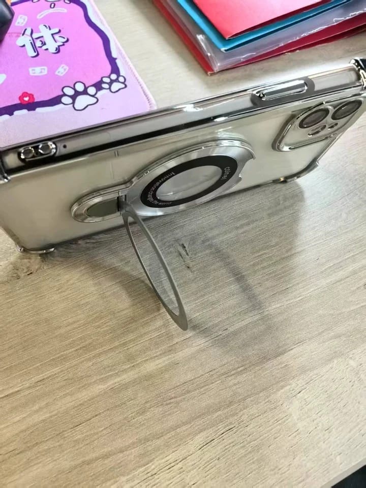 Customer photo review of Coque iPhone anti-chute à anneau invisible Airluma