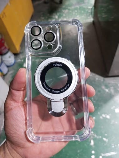 Customer photo review of Coque iPhone anti-chute à anneau invisible Airluma