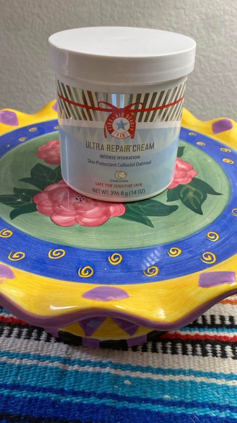 Customer photo review of First Aid Beauty Ultra Repair Cream (6oz)