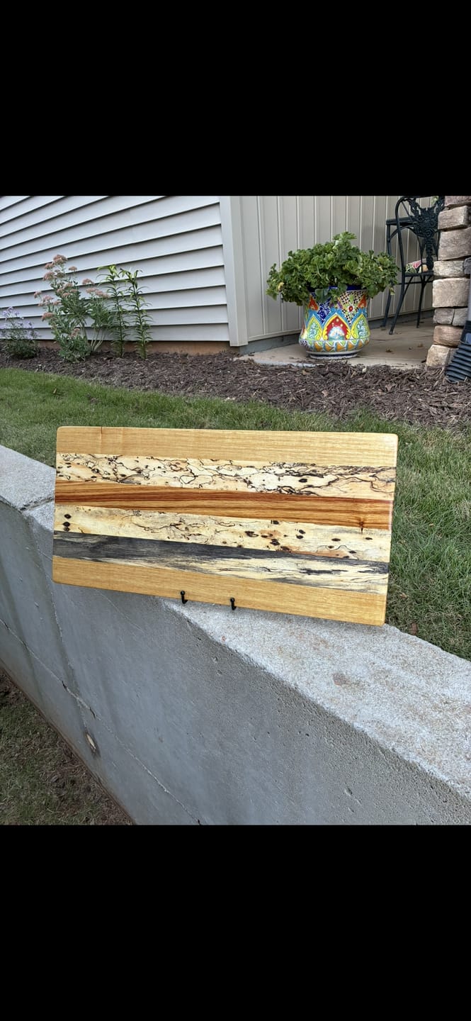 Customer photo review of Spalted Tamarind Cutting Board Lumber - 3/4" x 2" (4 Pieces)