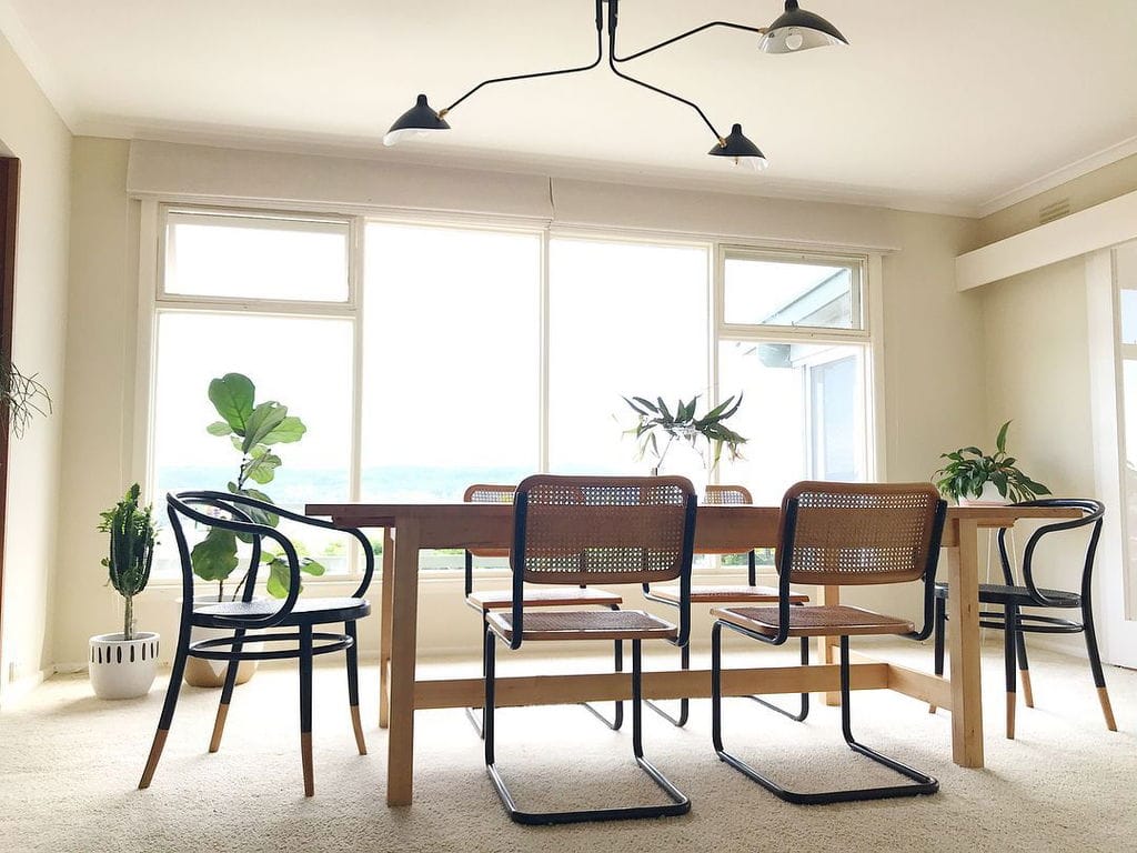 Customer photo review of Brass Ball-Joint Ceiling Light, 3 or 5 Arms, Black or White