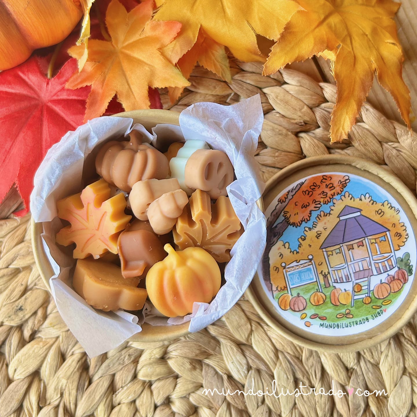 Customer photo review of Colorante líquido para velas NARANJA