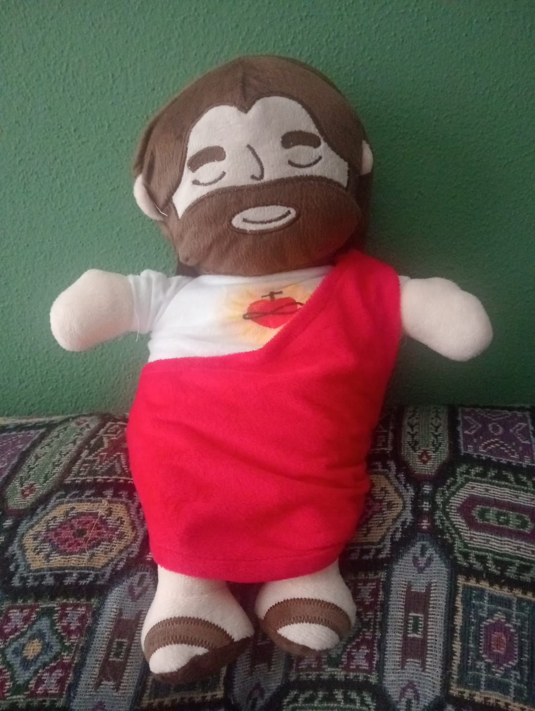Customer photo review of Abrazo Bendito – Peluche Calmante con Respiración Suave
