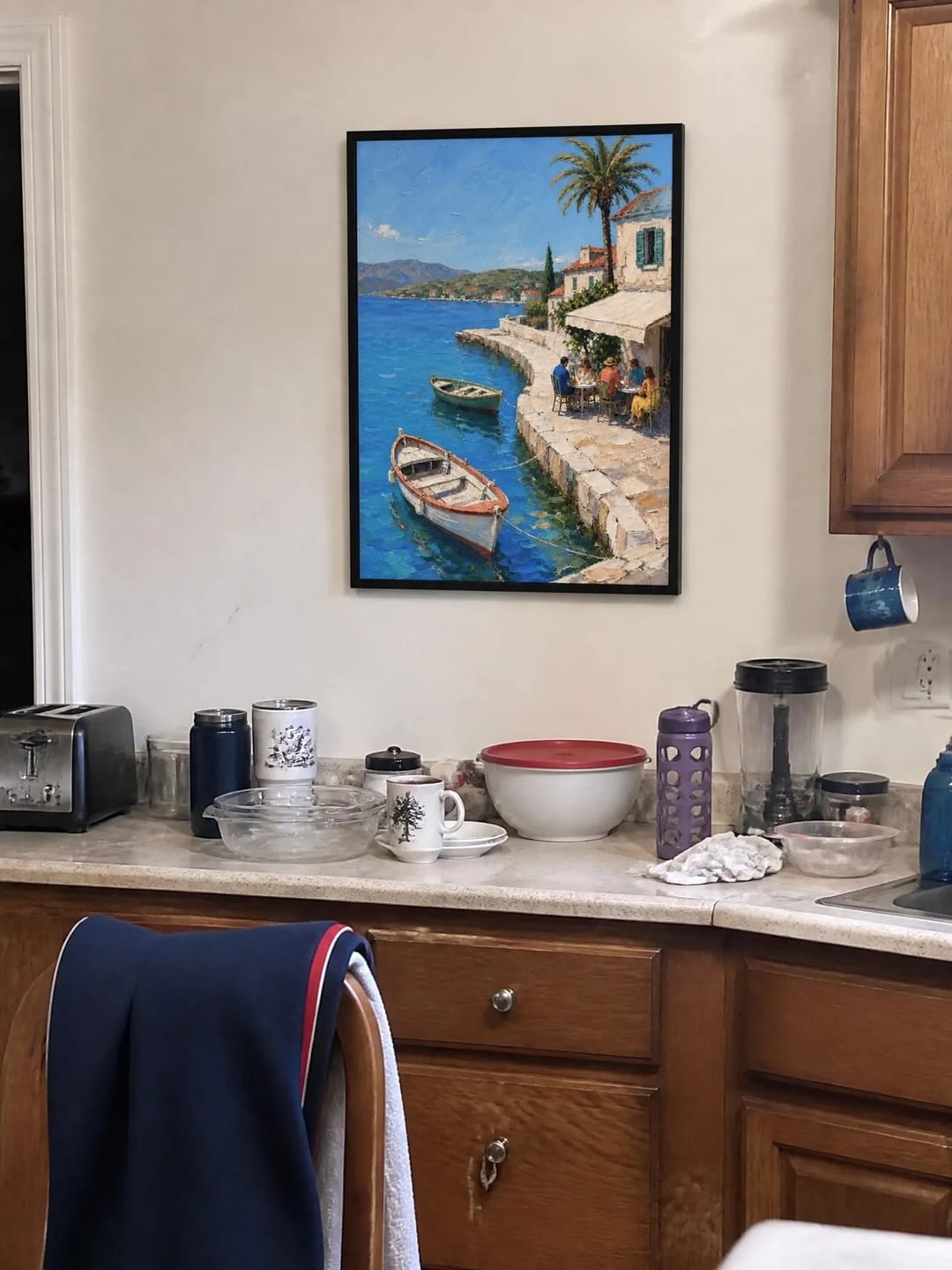 Customer photo review of Lunch by the Blue Harbor