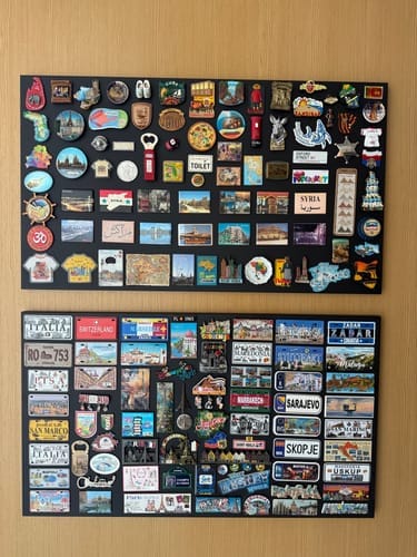 Customer photo review of Metal Magnet Panosu Beyaz