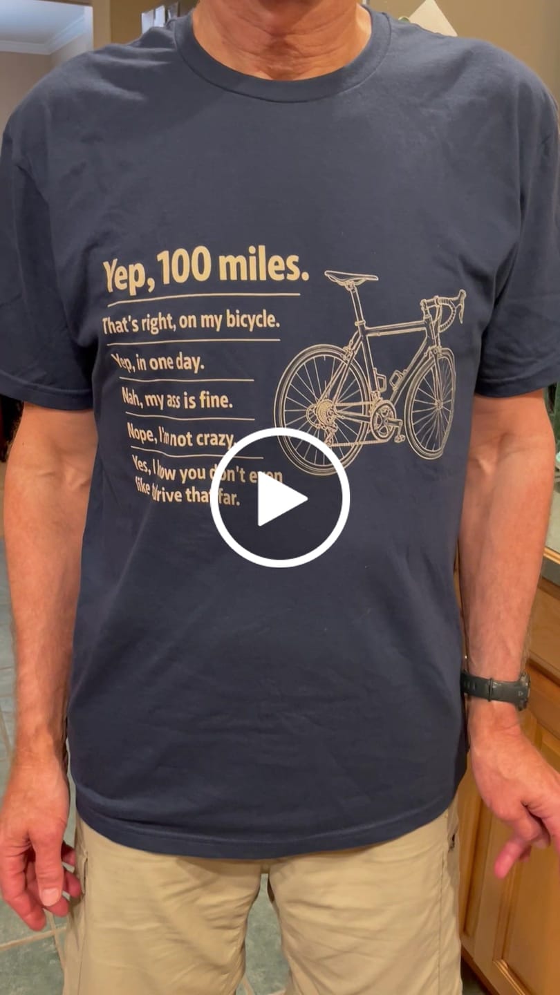 Customer video review of Yep, 100 Miles Sarcasm T-Shirt