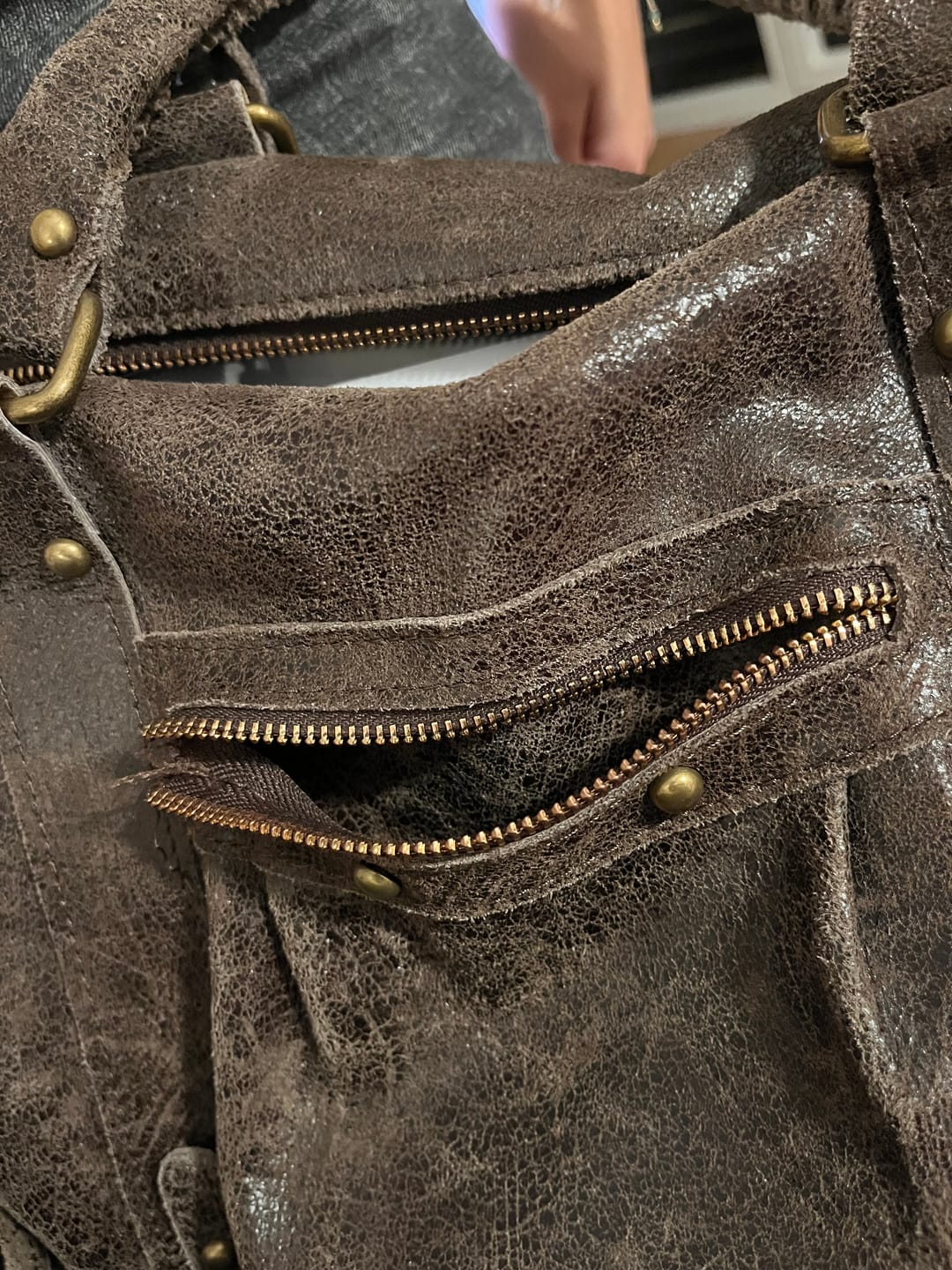 Customer photo review of It girl bag espresso martini