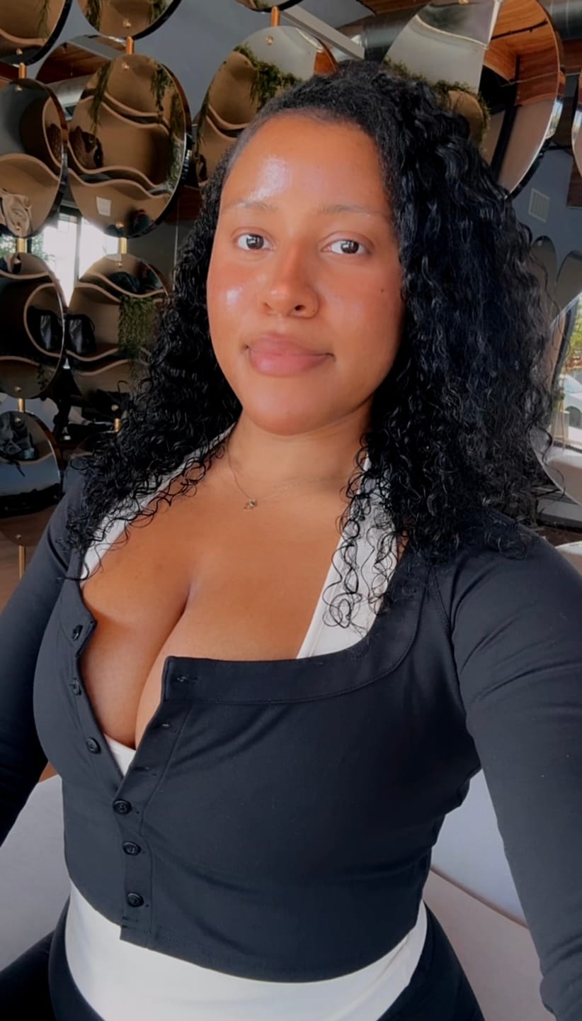 Customer photo review of The Halter Tank Cream