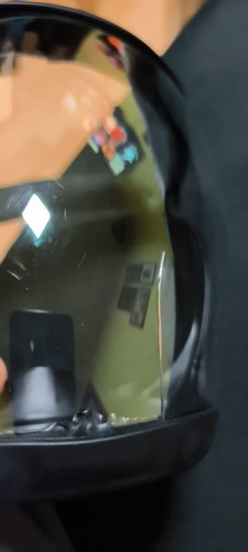 Customer photo review of Visière de protection intégrale anti-buée