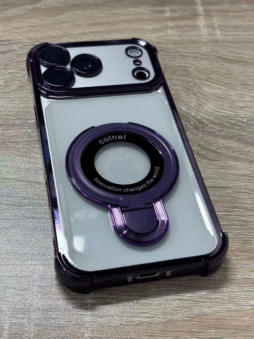 Customer photo review of Coque iPhone anti-chute à anneau invisible Airluma