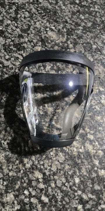 Customer photo review of Visière de protection intégrale anti-buée