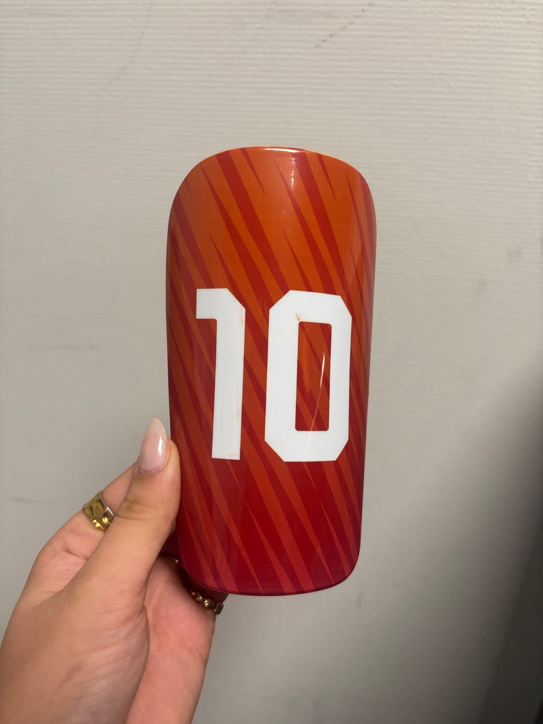 Customer photo review of Voetbal Scheenbeschermersokken voor sublimatie