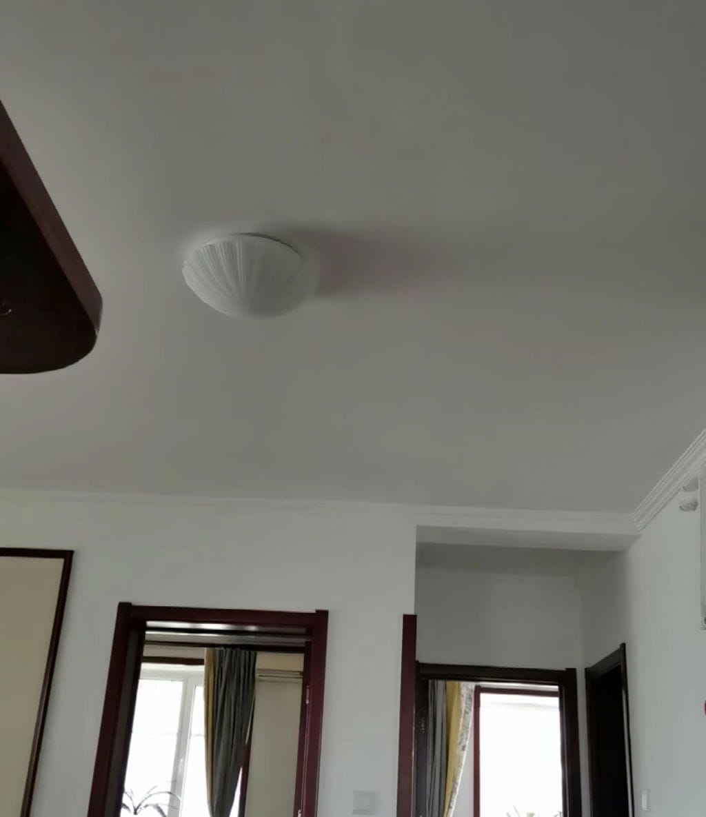 Customer photo review of Ribbed Flush Mount Ceiling Light, 25 or 35 cm, Dimmable