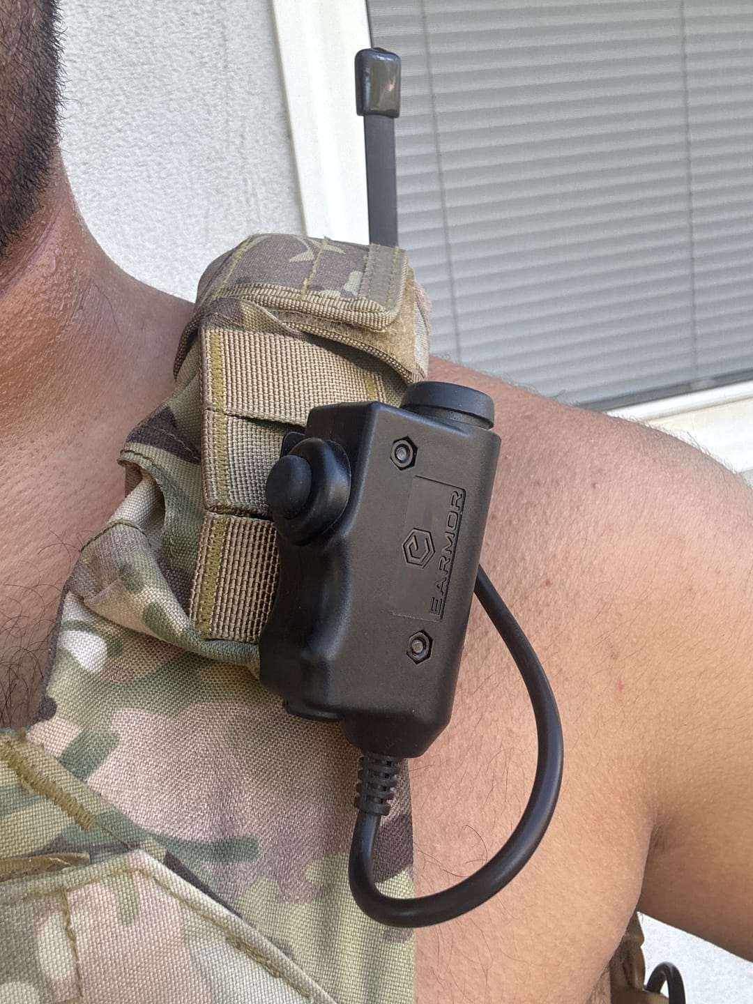 Customer photo review of EARMOR M52-KEN PTT Adapter Kenwood Baofeng Radio Headset Tactical Black