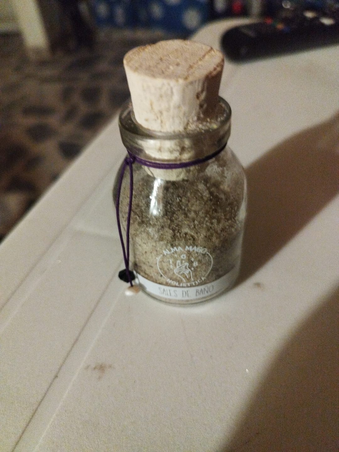Customer photo review of Exfoliante corporal de lavanda y salvia blanca