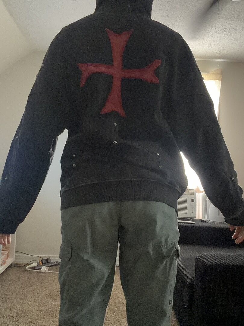 Customer photo review of Crusader Armor Hoodie