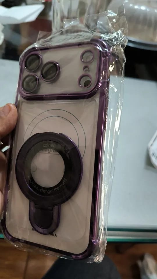 Customer photo review of Coque iPhone anti-chute à anneau invisible Airluma