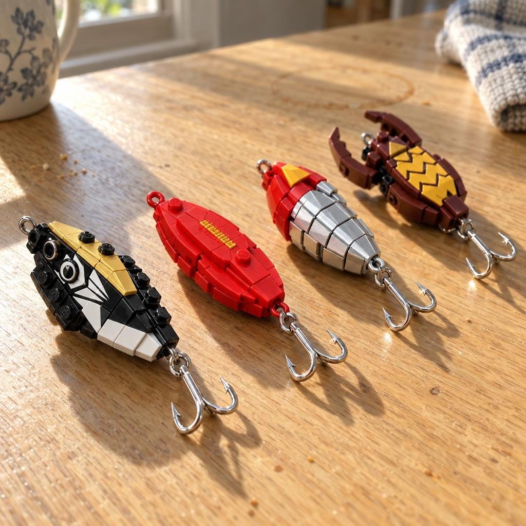 Customer photo review of Fishing Rod Building Block set