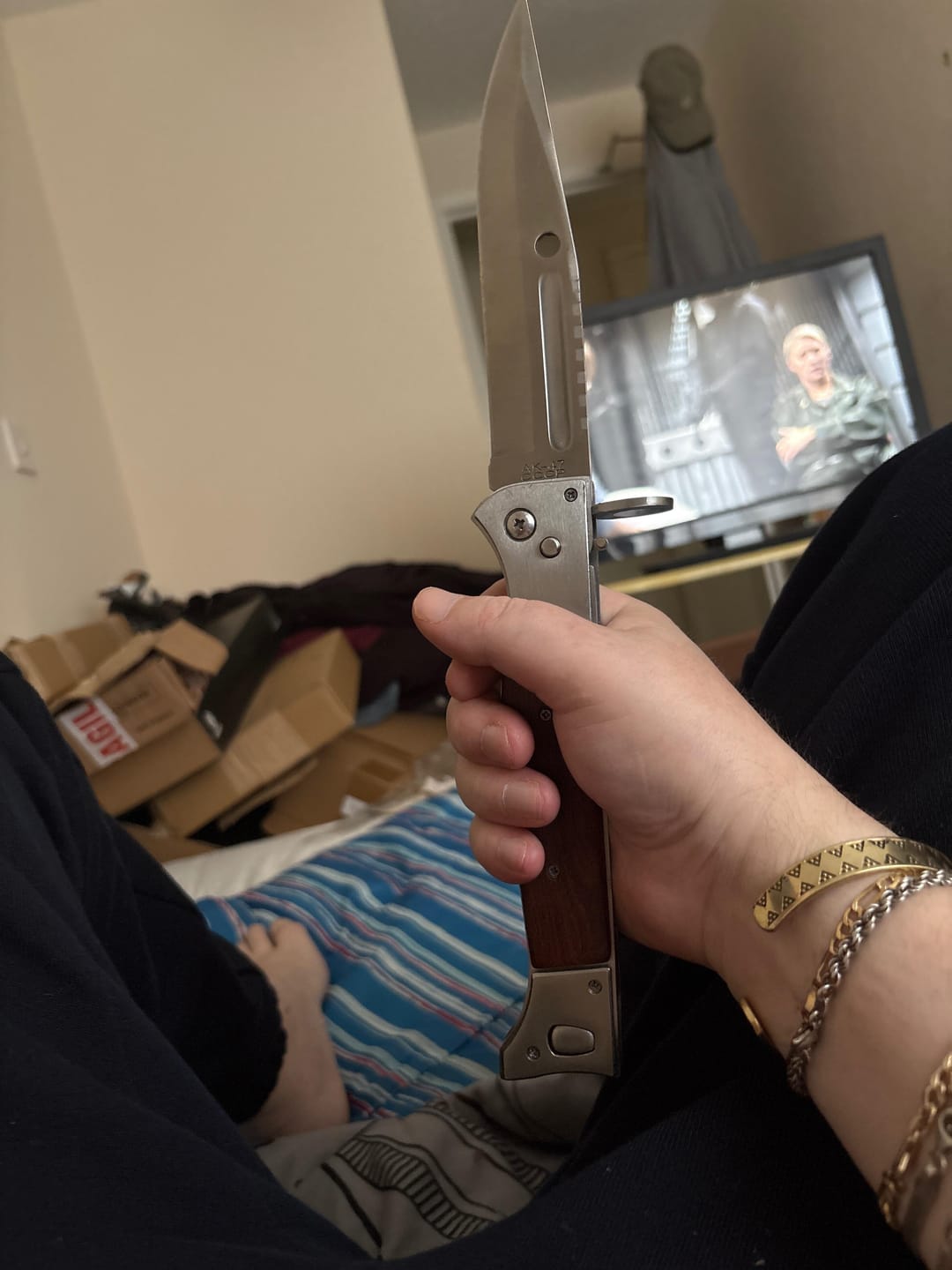 Customer photo review of SHADOW OPS™ Folding Knife