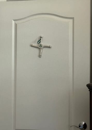 Customer photo review of Belleek Classic St Brigid's Day Cross