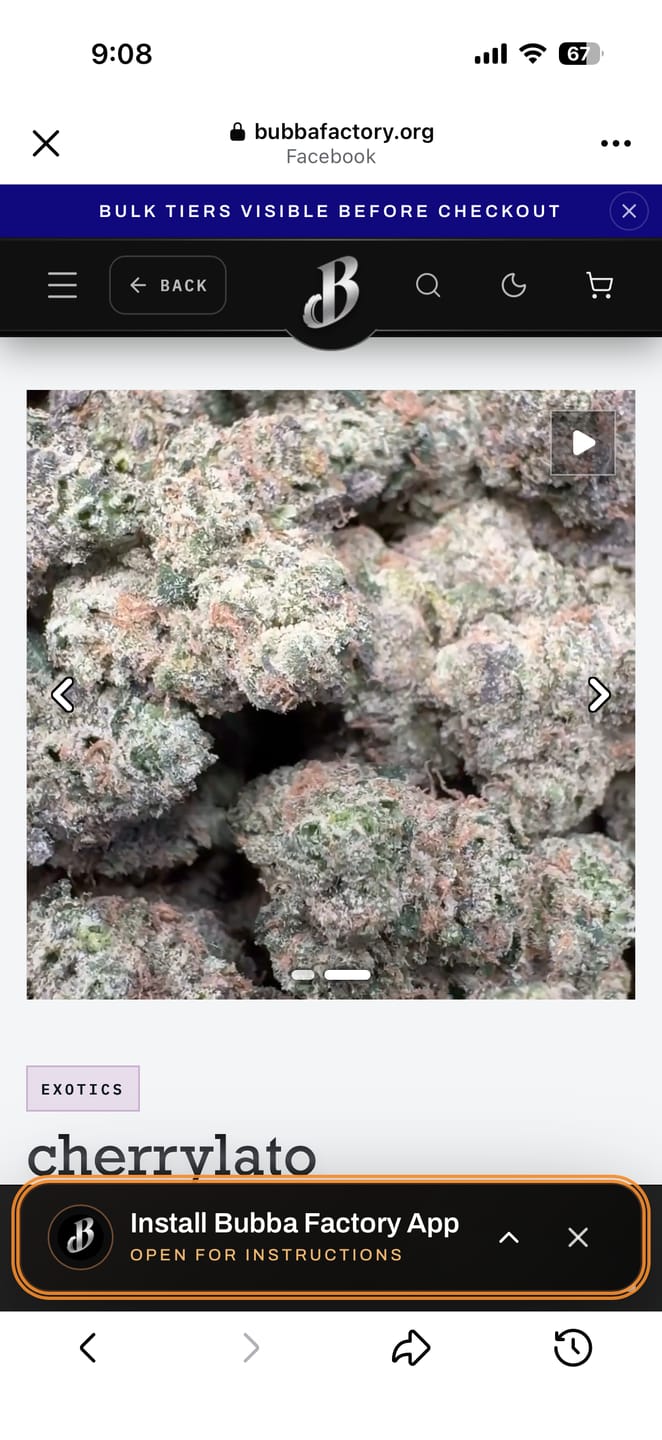 Customer photo review of Boutique Exotics  Lemon Dior - Bulk - Hybrid