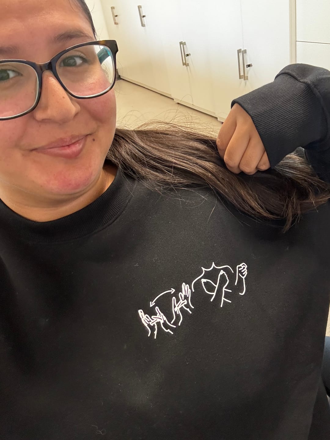 Customer photo review of MINIMALIST CREWNECK