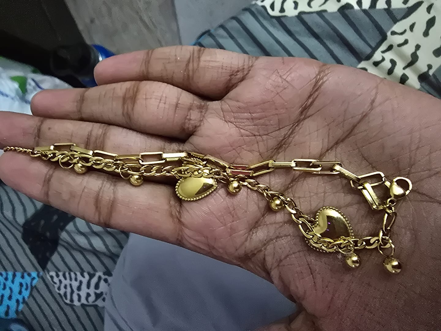 Customer photo review of Hearts All Over Bracelet