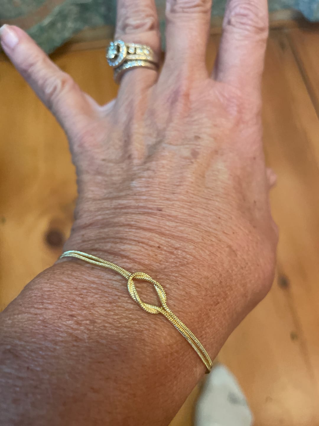 Customer photo review of Mother & Daughter Eternal Bond Knot Bracelets