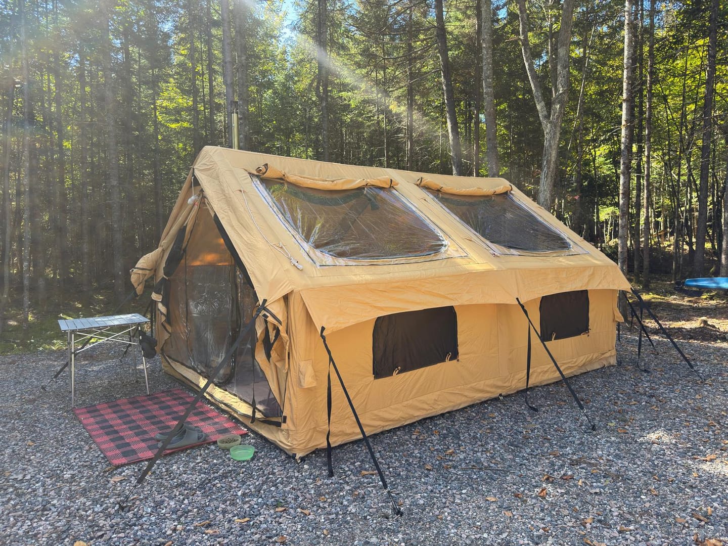 Customer photo review of RBM Panda Large Sunny Beige - Inflatable Tent for Camping (2-6 person)