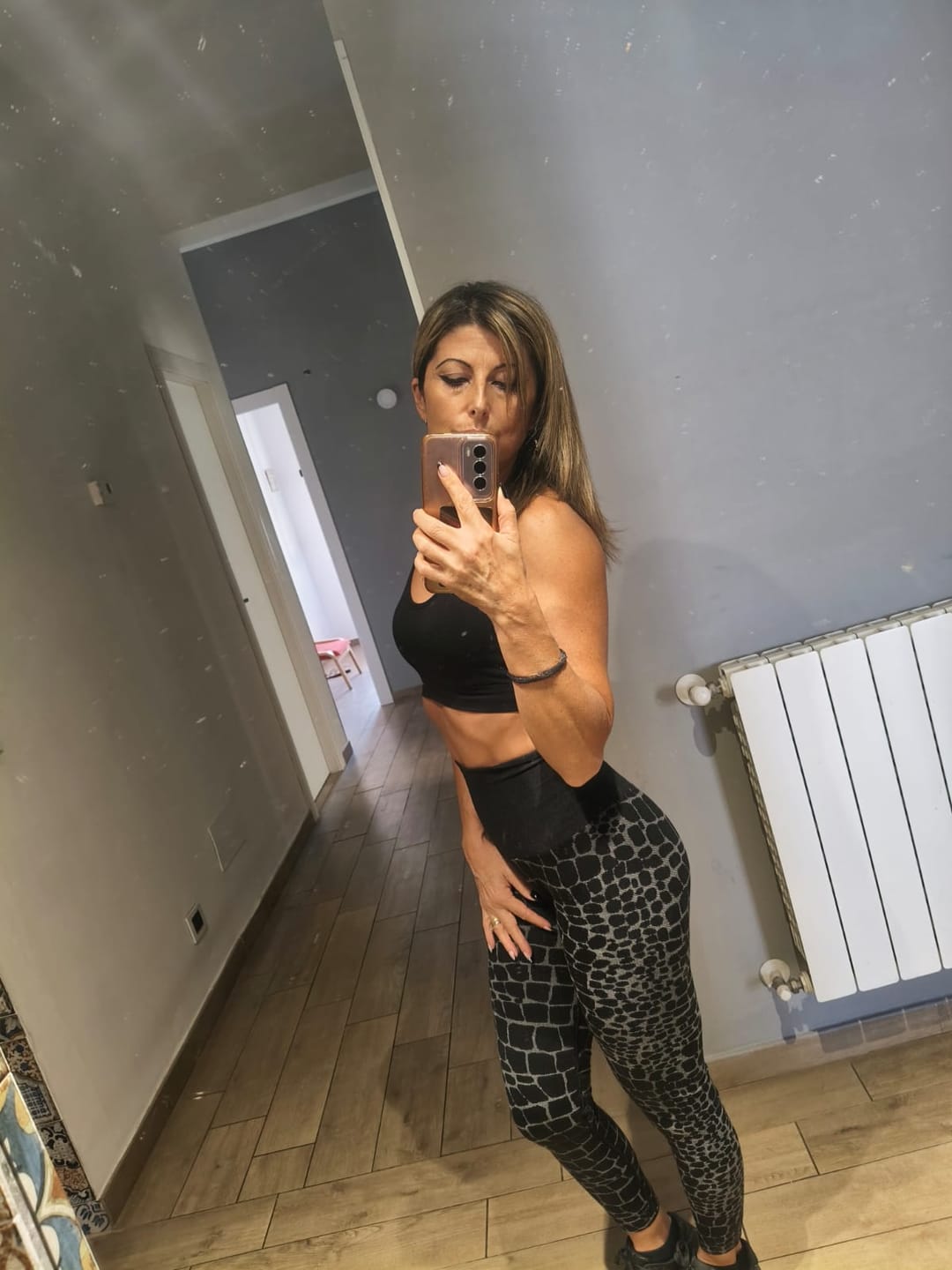 Customer photo review of Leggings Push Up All-Up Cocco Nero