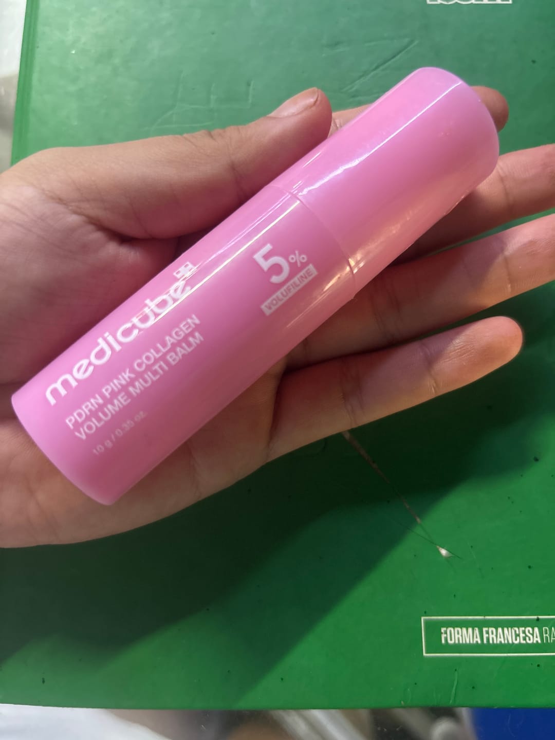 Customer photo review of MEDICUBE - PDRN Pink Collagen Volume Multi Balm 10 GR | Balsamo Antiedad