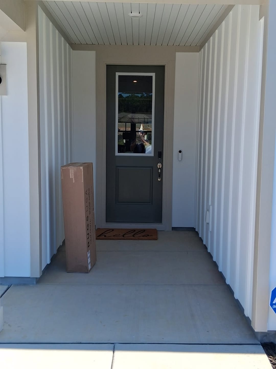 Customer photo review of Clear 1 Lite Glass and Frame Kit (3/4 Lite)