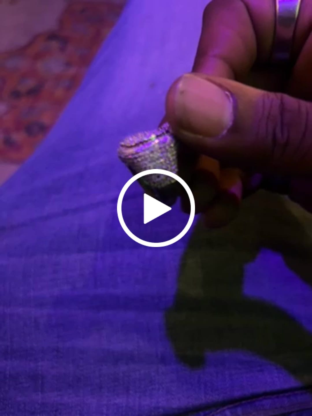 Customer video review of Diamond Allah Ring
