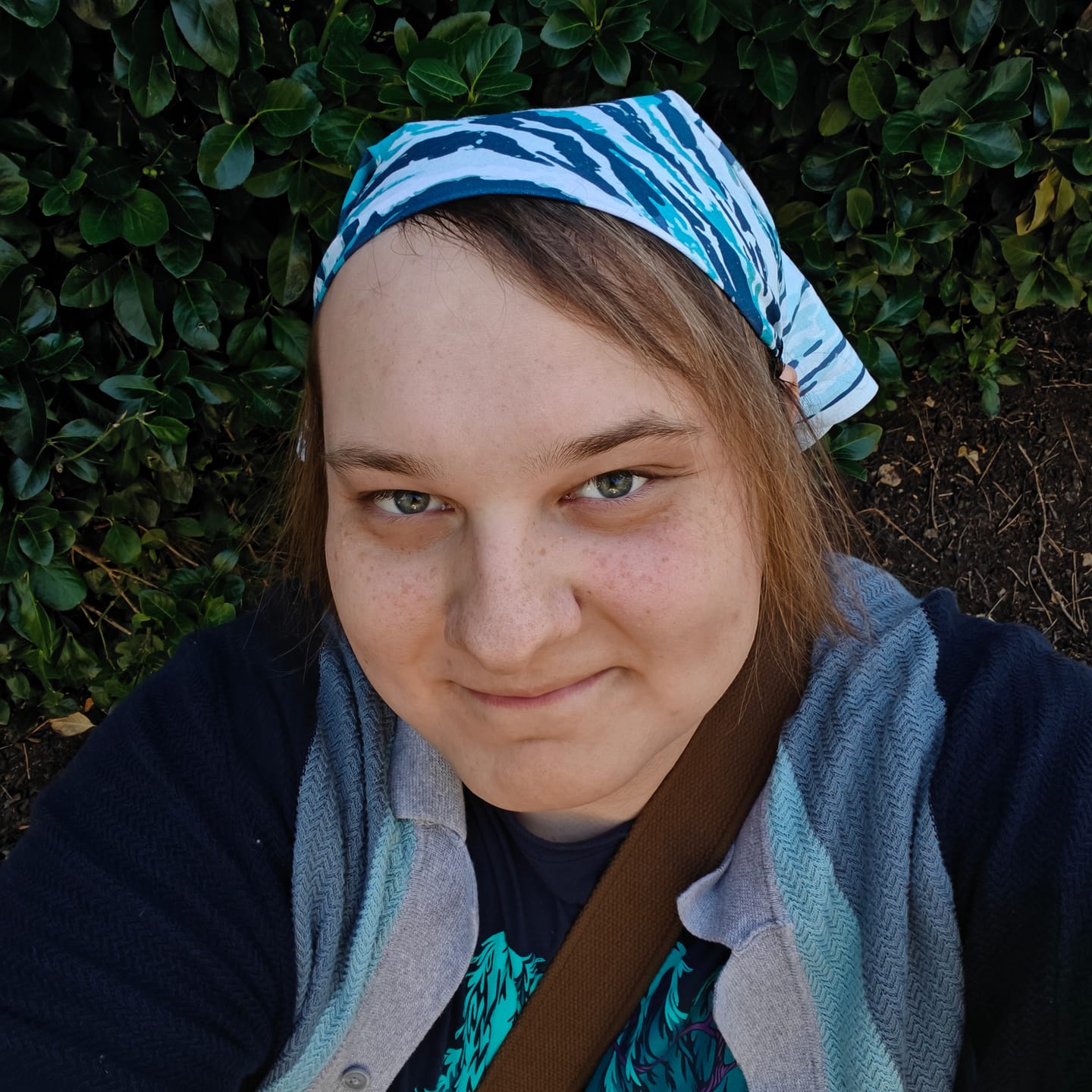 Customer photo review of Waves Bandana