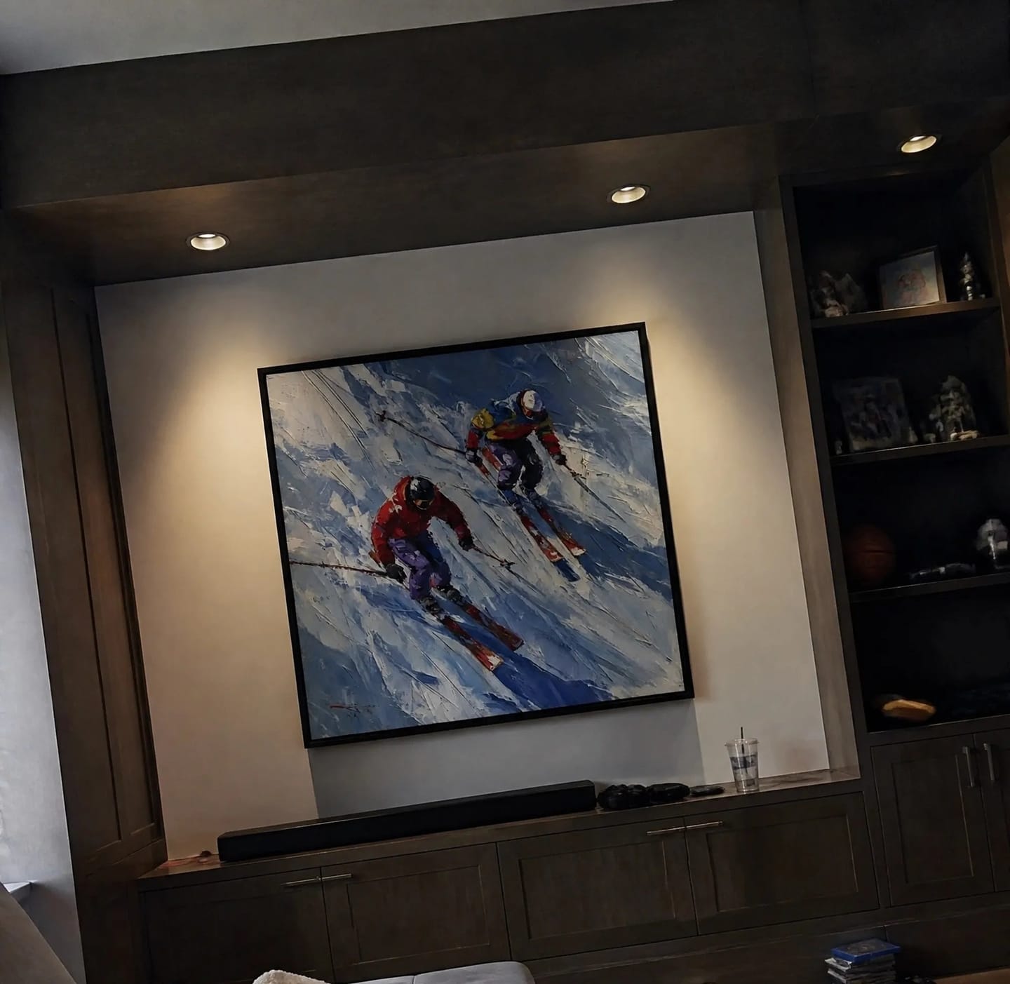 Customer photo review of Downhill Skiers