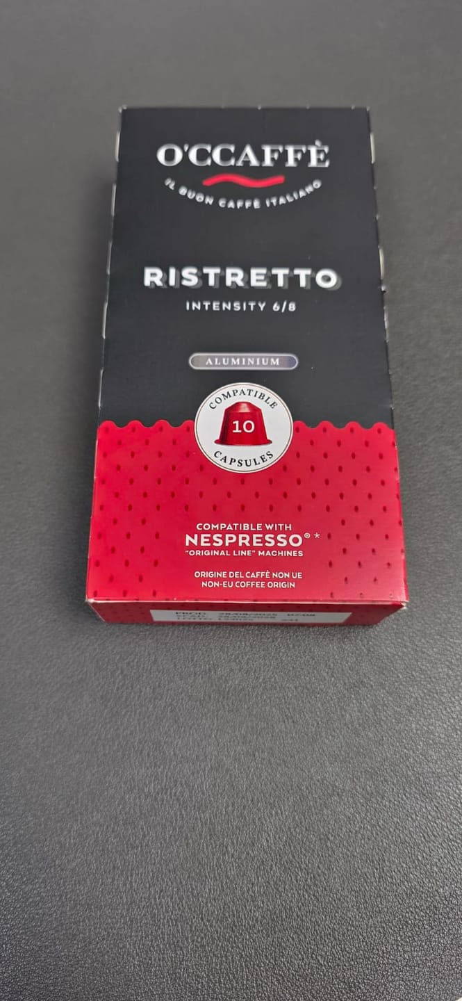 Customer photo review of Pack Occaffe 720 Cápsulas Aluminio Compatibles para Nespresso